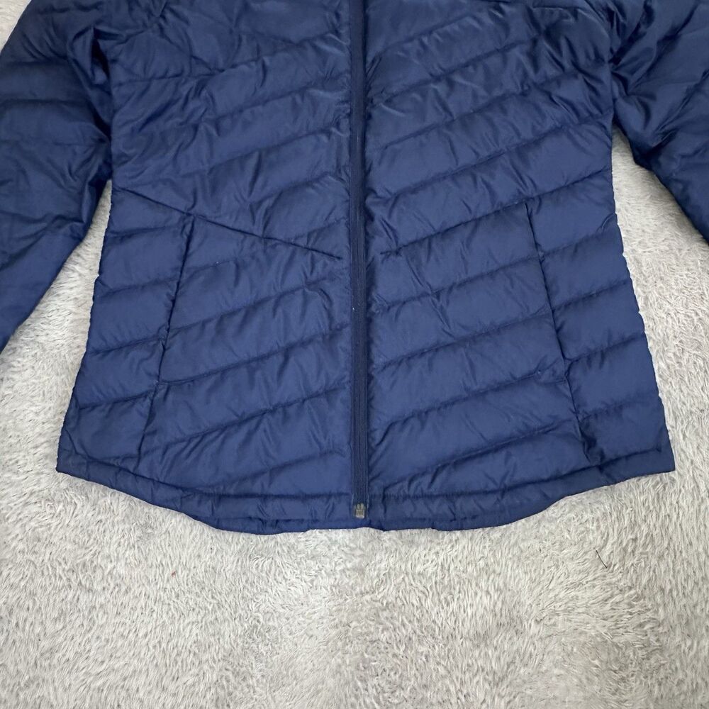 Marmot Womens Highlander Duck Down Fill Winter Jacket Blue Coat Sz M Puffer EUC - Picture 4 of 13